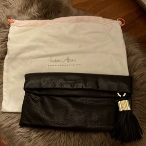 India hicks black clutch